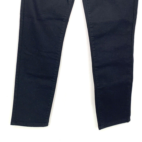 Universal Thread Womens Black Jeans Size 0 25R High Rise Slim Straight - Picture 3 of 11